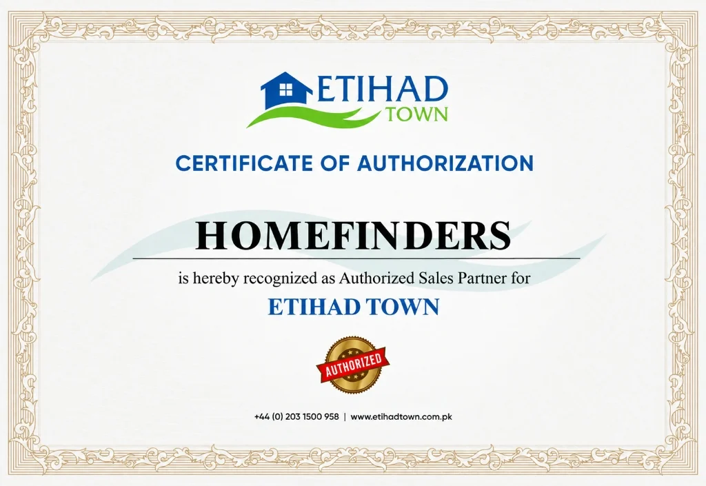 Certificate of Authorization Home Finders