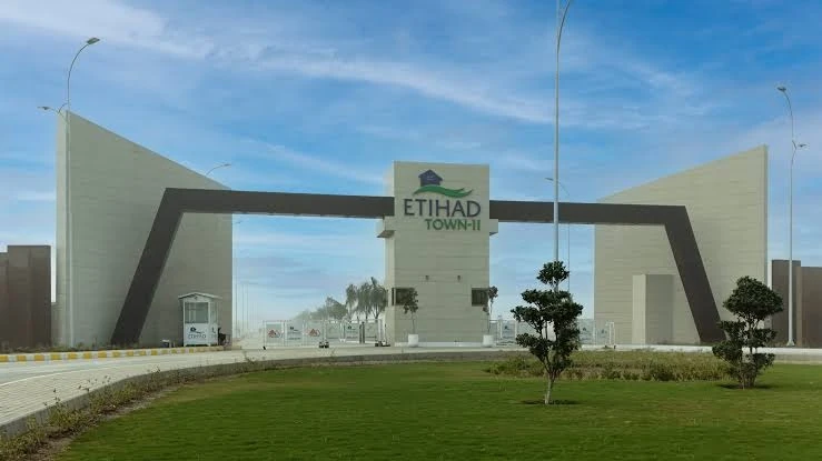 Etihad Town Phase 2 Main Entrance Gateway Lahore - Handed Over Residential Community